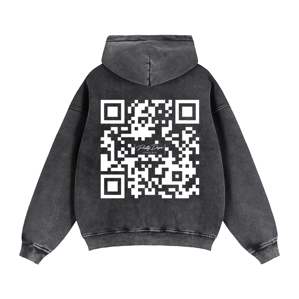 Zip-Through Boxy Fleece Hoodie