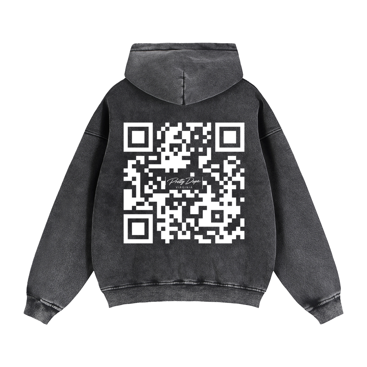 Zip-Through Boxy Fleece Hoodie