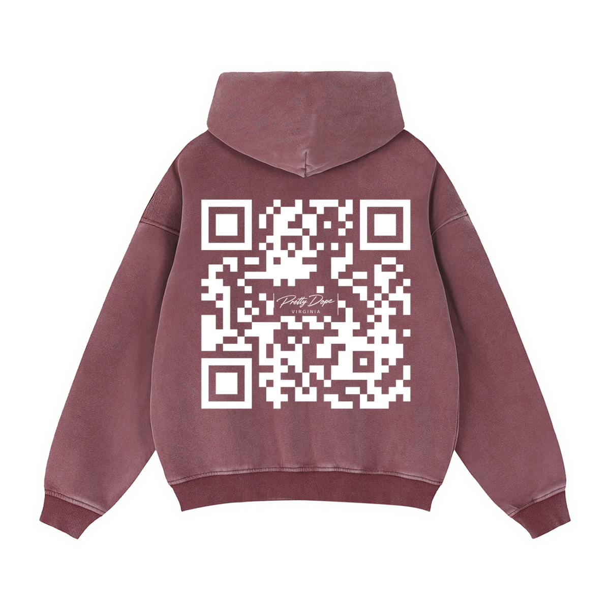 Zip-Through Boxy Fleece Hoodie