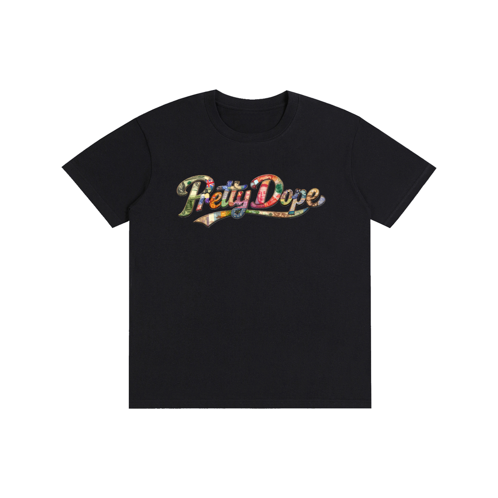 Pretty Dope Flag Logo T - Shirt