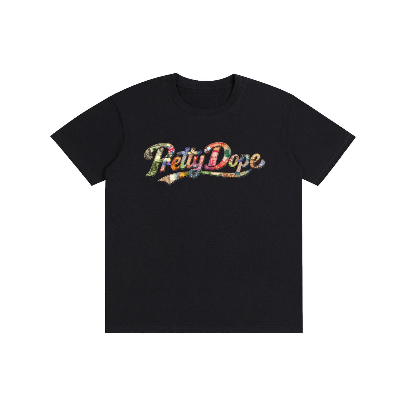 Pretty Dope Flag Logo T - Shirt