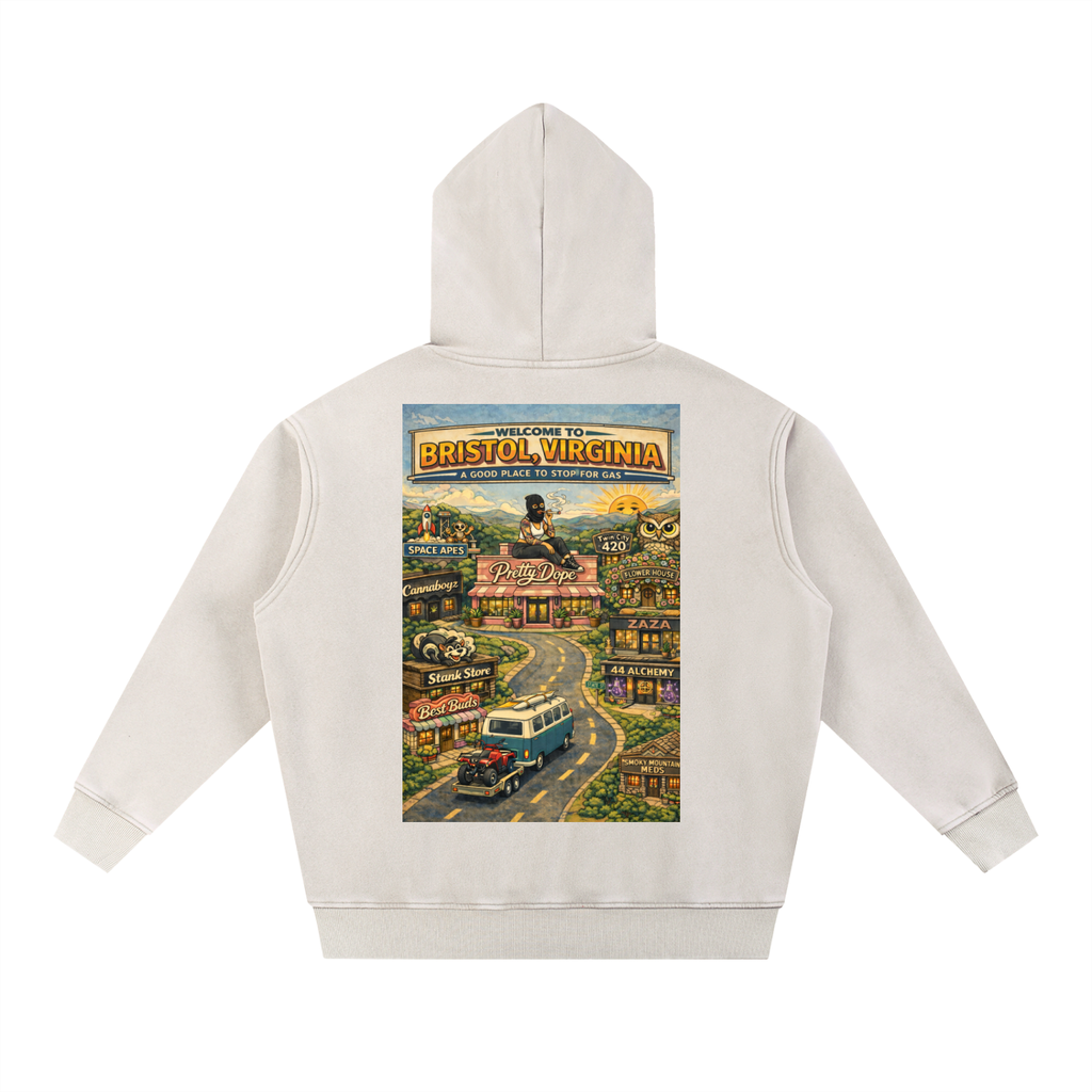Pretty Dope “Map” Graphic Hoodie