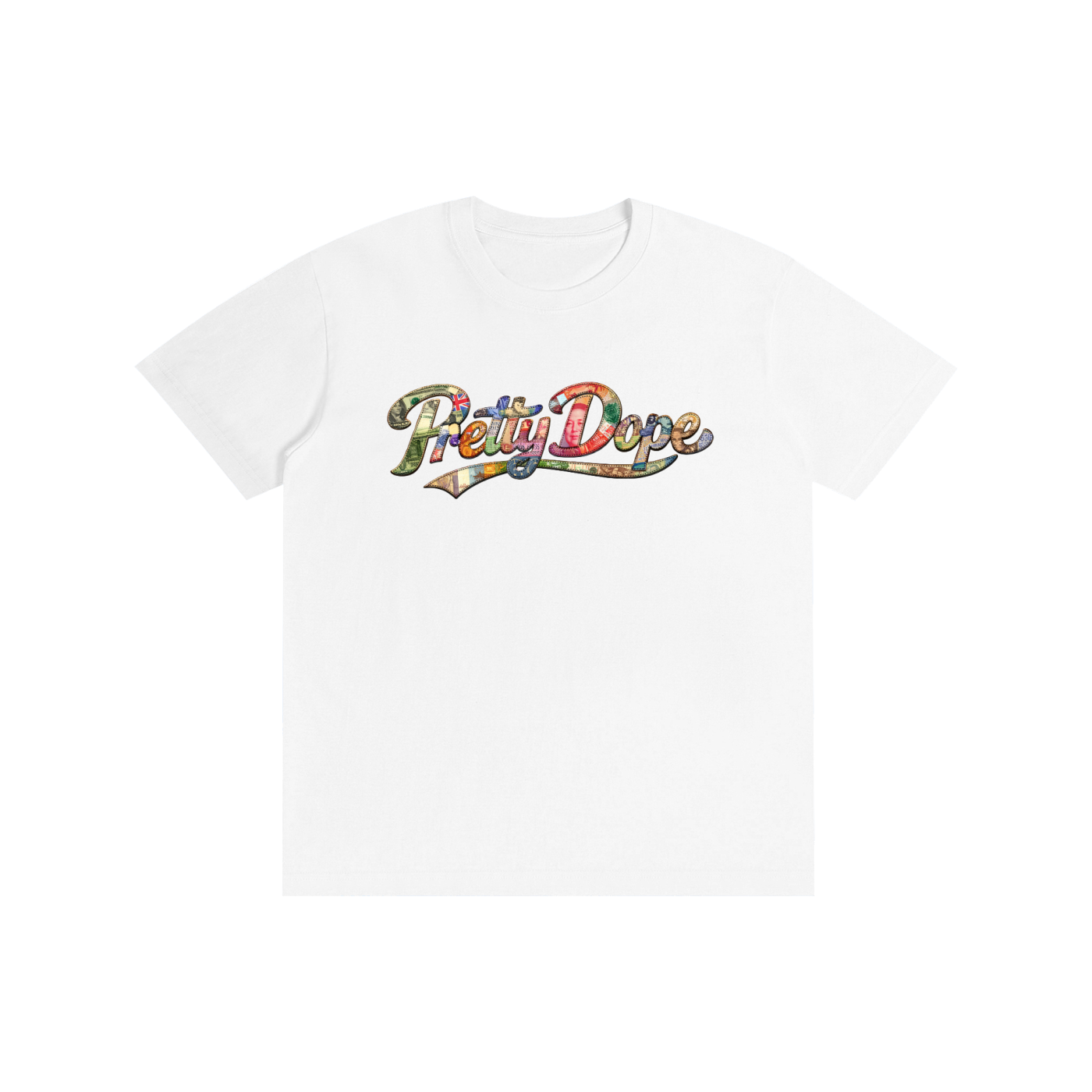 Pretty Dope Flag Logo T - Shirt